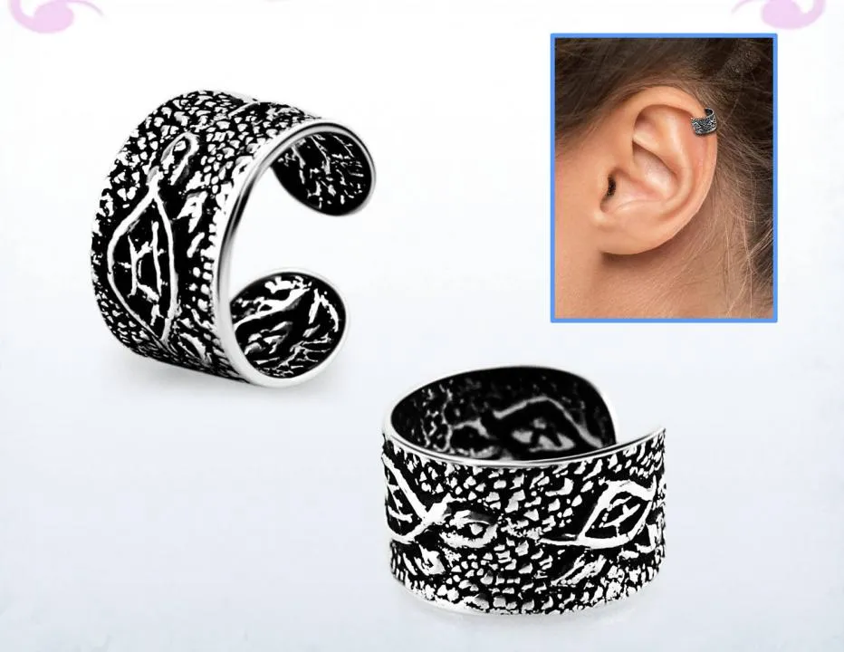 🦚 Ohrklemme Ear Cuff aus Silber Schildkröte